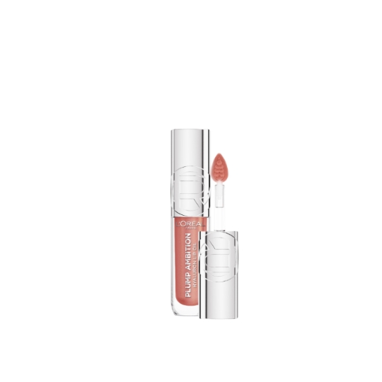 Huile à lèvres Repulpante Fini brillant Teinte Nude Macaron (650) Plump Ambition L'OREAL PARIS