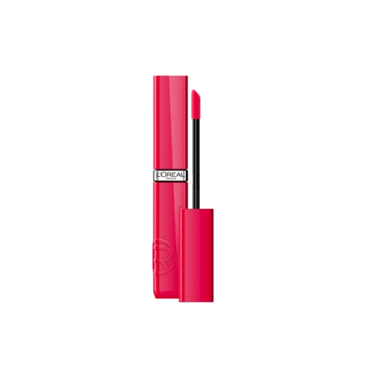 Rouge à lèvres à lèvres liquide fini brillant longue tenue Teinte Pink Oulala (250) L'OREAL PARIS
