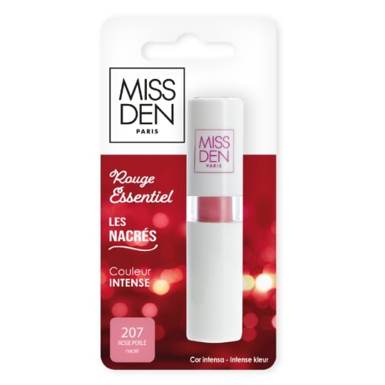 Rouge à lèvres Nacre Teinte Rose Perlé (207) MISS DEN