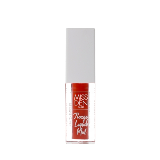 Rouge à lèvres Liquide Mat Longue Tenue Teinte Rouge Tendresse (286) MISS DEN