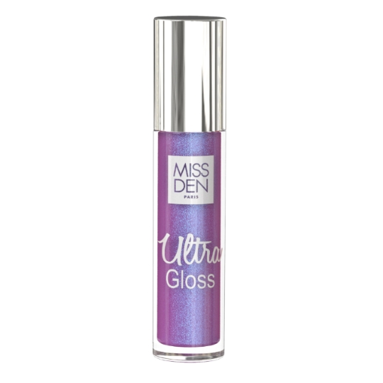 Gloss à lèvres Ultra Brillant Teinte Violet Holomagique MISS DEN