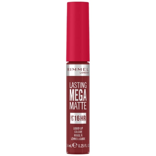 Rouge à lèvres Liquide Mat Longue tenue Teinte Ruby Passion (930) Lasting Mega Matte RIMMEL