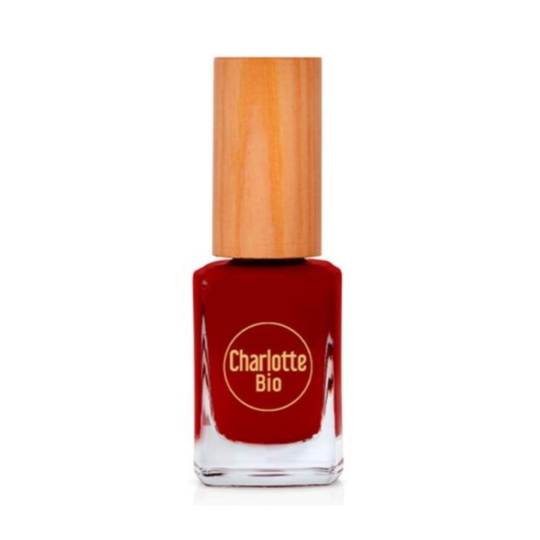 Vernis à Ongles Rouge Bordeaux Bio CHARLOTTE MAKE UP BIO