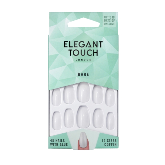 Faux Ongles Bare Oval ELEGANT TOUCH