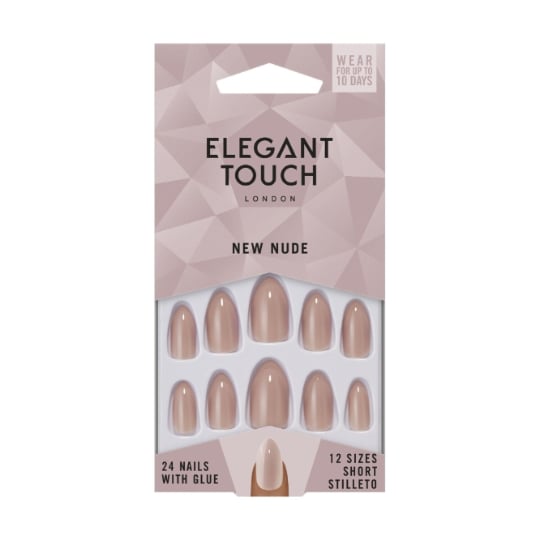 Faux Ongles À coller Teinte Nude New Nude ELEGANT TOUCH