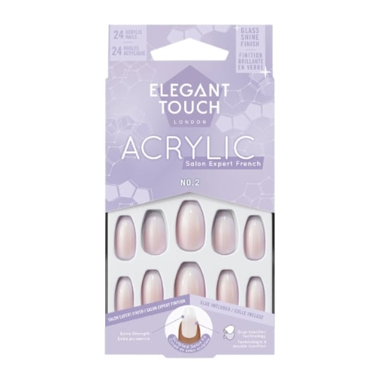 Faux ongles French Manucure Acrylic French n°2 ELEGANT TOUCH