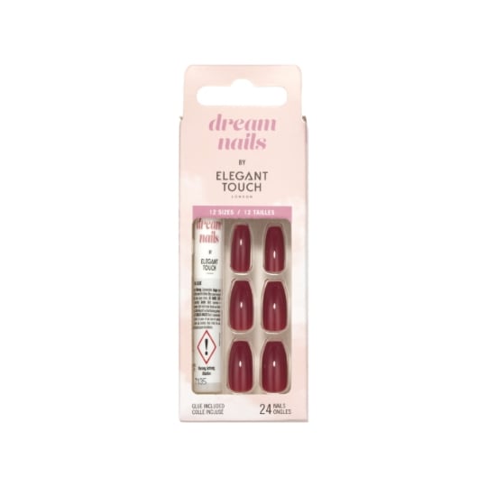 Faux Ongles  Dream Nails Wine  ELEGANT TOUCH