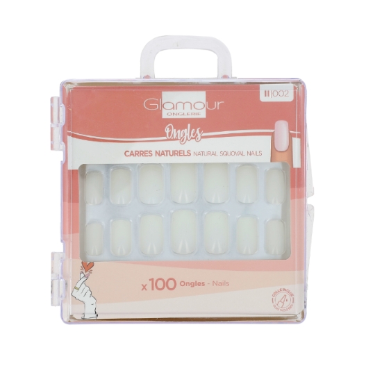 Faux ongles Carrés Naturels GLAMOUR BEAUTE