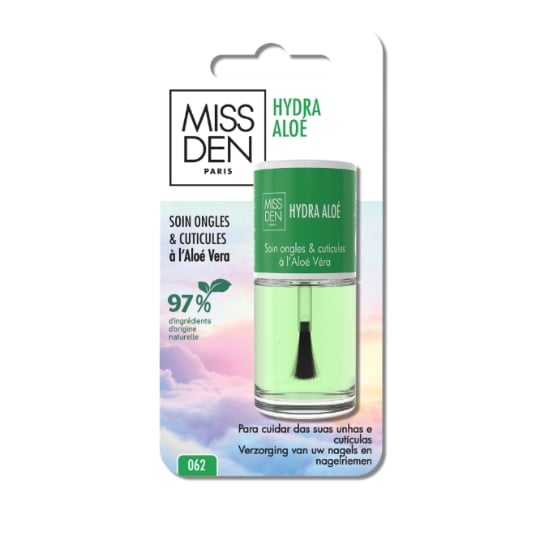 Vernis à Ongles Hydratant Soin à l'Aloe Vera Naturel MISS DEN