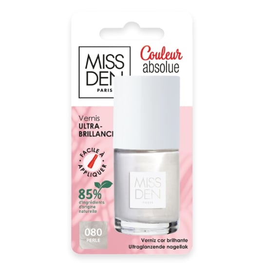 Vernis à Ongles Couleur Absolue Biosourcés Teinte Perle (80) MISS DEN