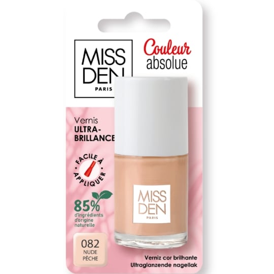 Vernis à Ongles Couleur Absolue Teinte Nude Pêche (082) MISS DEN