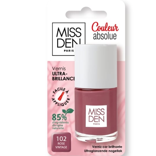 Vernis à Ongles Couleur Absolue Teinte Rose Vintage MISS DEN
