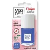Vernis à Ongles Teinte Bleu Electrique Couleur Absolue MISS DEN