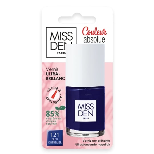 Vernis Couleur Absolue Teinte Bleu Outremer (121) MISS DEN