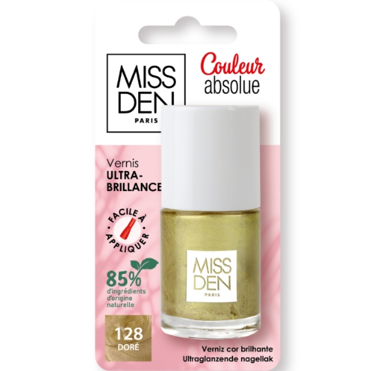Vernis à Ongles Couleur Absolue Doré MISS DEN