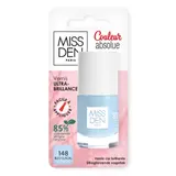 Vernis à Ongles Vegan Teinte Bleu Glacial (148) Couleur Absolue MISS DEN