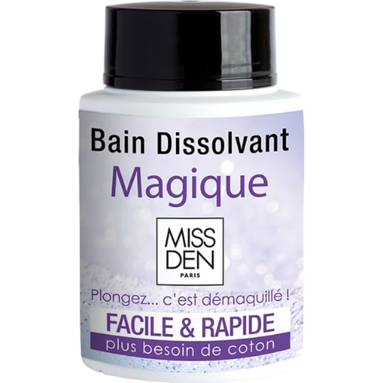 Dissolvant Sans acétone Magique Facile et Rapide MISS DEN
