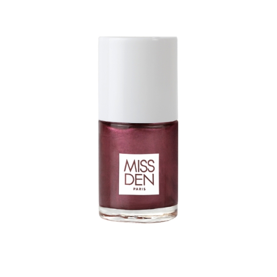 Vernis Prune Biosourcés Vegan 85% D'ingrédients D'origine Naturelle Teinte 145 Couleur Absolue MISS DEN