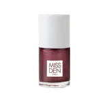 Vernis Prune Biosourcés Vegan 85% D'ingrédients D'origine Naturelle Teinte 145 Couleur Absolue MISS DEN