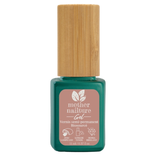Vernis à Ongles Semi-Permanent Biosourcé Dusty Rose MOTHER NAILTURE GEL