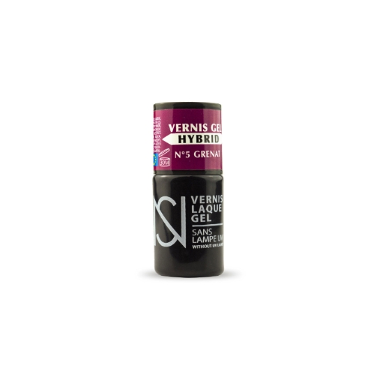 Vernis à Ongles Gel Hybride N°5 Grenat NS