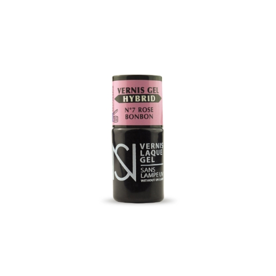 Vernis à Ongles Gel Hybride N°7 Rose Bonbon NS