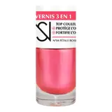 Vernis À ongles 3 en 1 Top Couleur Protège l'Ongle Fortifie l'Ongle Pétale Rosé (04) NS