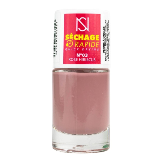 Vernis à Ongles Séchage Rapide N°03 Rose Hibiscus NS