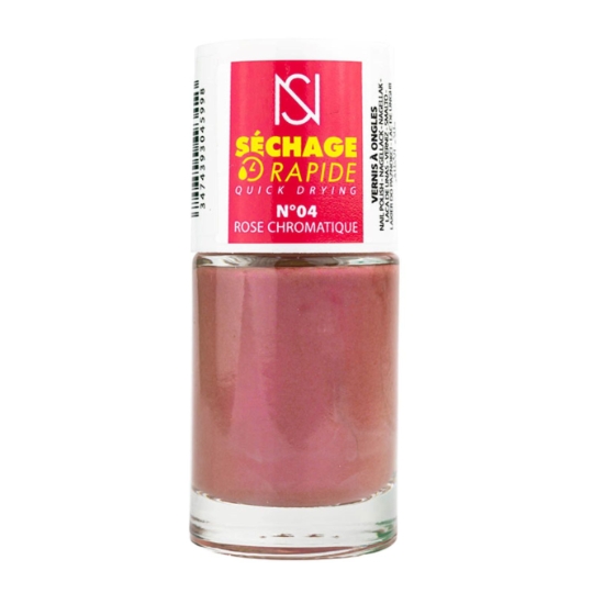 Vernis à Ongles Séchage Rapide N°04 Rose Chromatique NS