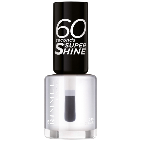 Vernis à ongles Séchage rapide Teinte Clear (740) 60 Seconds Super Shine RIMMEL