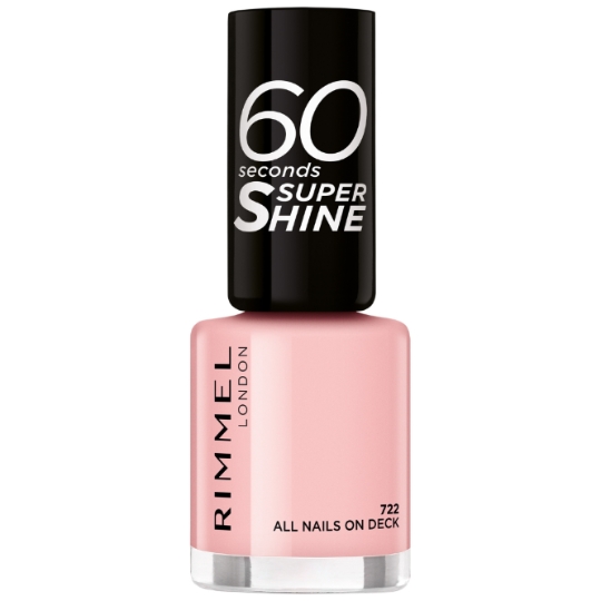 Vernis Séchage rapide Teinte All Nails On Deck (722) Super Shine 60 Seconds RIMMEL