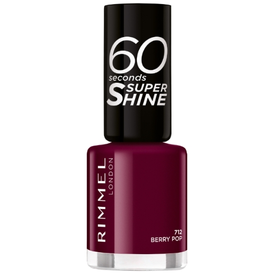 Vernis à Ongles 61 Seconds Super Shine 712 Berry Pop RIMMEL