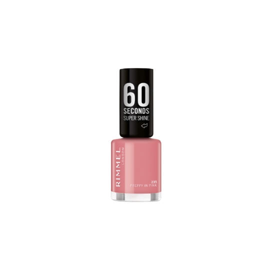 Vernis à ongles Séchage Rapide Super Shine Brillance Éclatante Teinte Preppy In Pink (235) RIMMEL