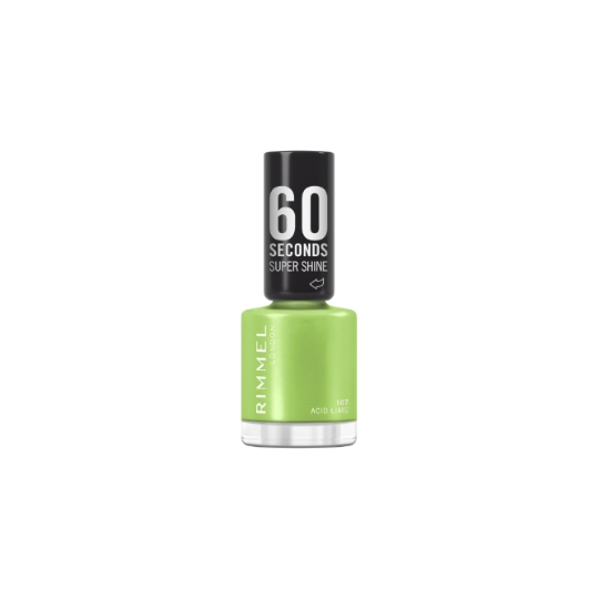 Vernis à Ongles 60 Seconds Super Shine Teinte 107 Acid Lime RIMMEL