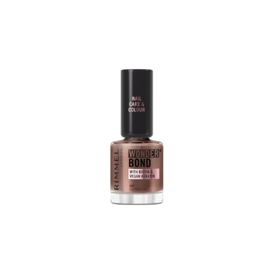Vernis à ongles Couleur et soin Fortifiant avec biotine et kératine vegan Teinte 007 Cappuccino RIMMEL
