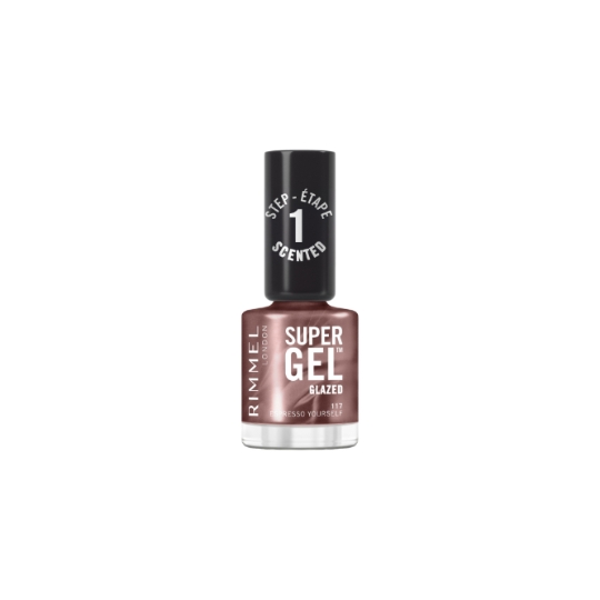 Vernis à Ongles Super Gel Glazed 117 Espresso Yourself RIMMEL