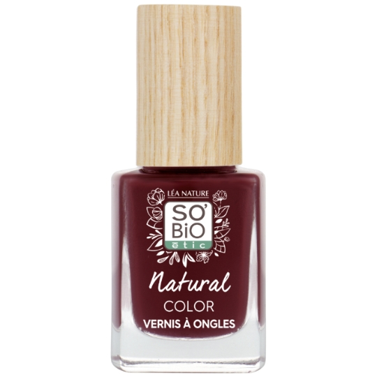 Vernis à Ongles Teinte Séduisant Rouge (15) Natural Color Bio SO'BIO ETIC