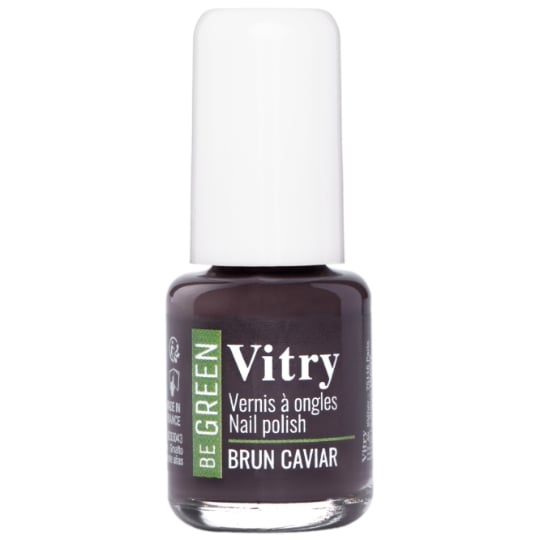 Vernis à Ongles Brun Caviar Be Green VITRY