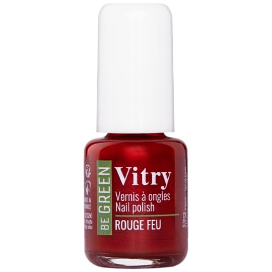 Vernis À Ongles Rouge Feu Be Green VITRY