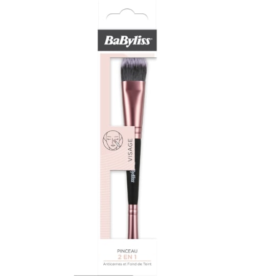 Pinceau à Maquillage 2 en 1 Anti-Cernes et Fond de Teint BABYLISS
