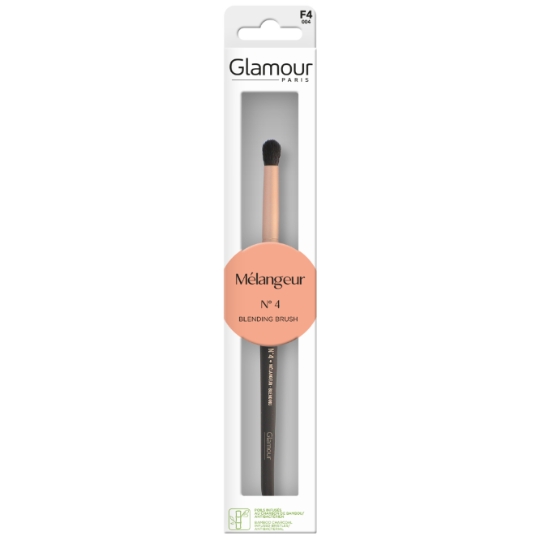 Pinceau Mélangeur N°4 au charbon de bambou antibactériel GLAMOUR PARIS