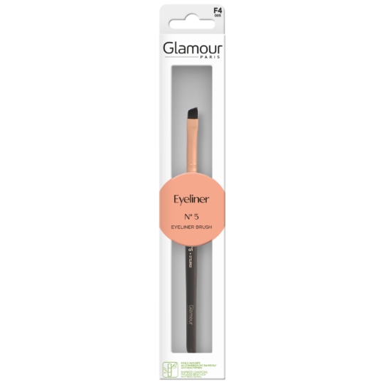 Pinceau Eyeliner N°5 Bambou Charbon Antibactérien GLAMOUR PARIS