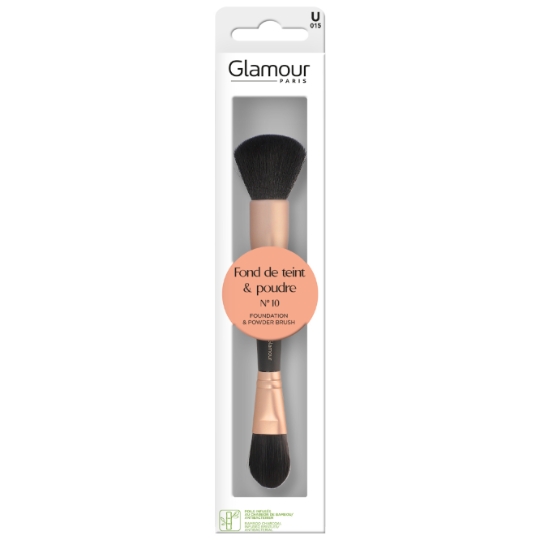 Pinceau Fond de teint et poudre au charbon de bambou N°10 GLAMOUR PARIS