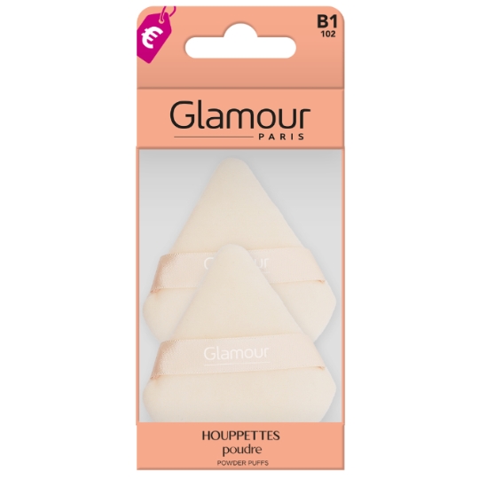 Houpette Pour Poudre Lot De 2 GLAMOUR PARIS