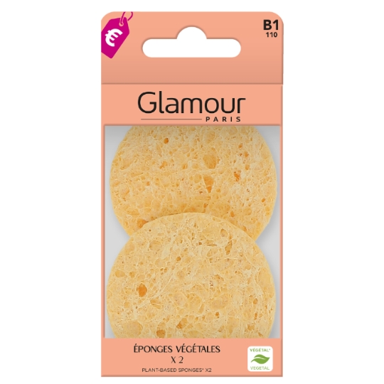 Éponges Végétales Démaquillante GLAMOUR PARIS