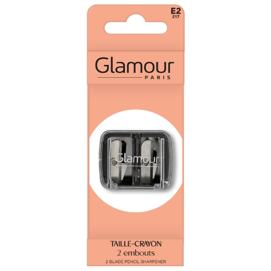 Taille-crayon 2 embouts GLAMOUR PARIS