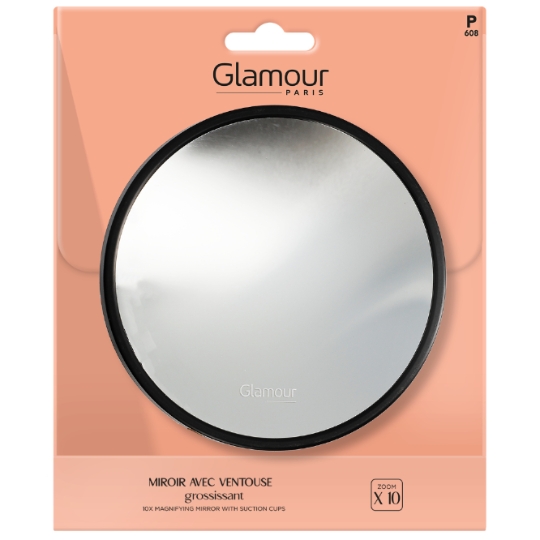 Miroir Grossissant X10 Avec Ventouse GLAMOUR PARIS
