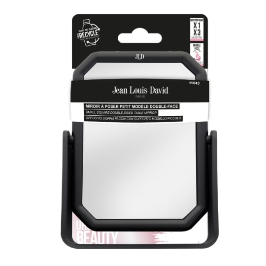 Miroir à Poser Noir Double-Face Grossissant JEAN LOUIS DAVID