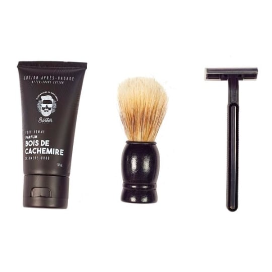 Coffret De Rasage - Cosmetic Club - 3 Accessoires - Noir Et Marron - Homme COSMETIC CLUB