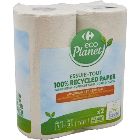 Essuie-Tout Compact CARREFOUR ECO PLANET